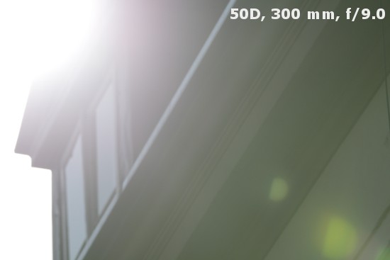 Sigma S 150-600 mm f/5-6.3 DG OS HSM - Ghosting and flares