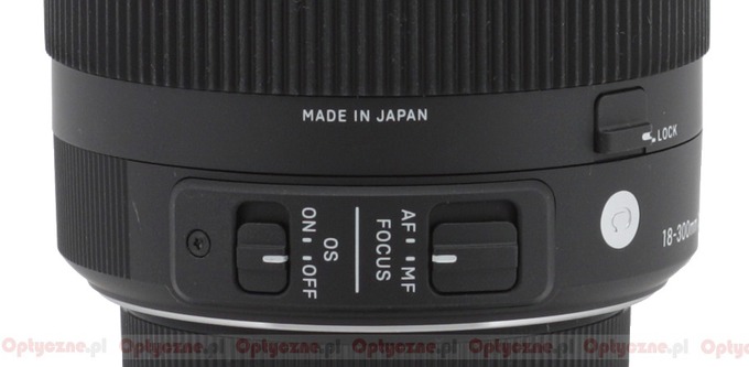 Sigma C 18-300 mm f/3.5-6.3 DC MACRO OS HSM - Build quality and image stabilization Sigma C 18-300 mm f/3.5-6.3 DC MACRO OS HSM - Build quality and image stabilization