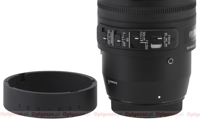 Sigma C 150-600 mm f/5-6.3 DG OS HSM - Build quality and image stabilization