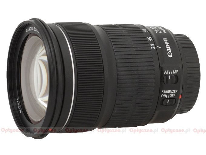 Canon EF 24-105 mm f/3.5-5.6 IS STM - Build quality and image stabilization