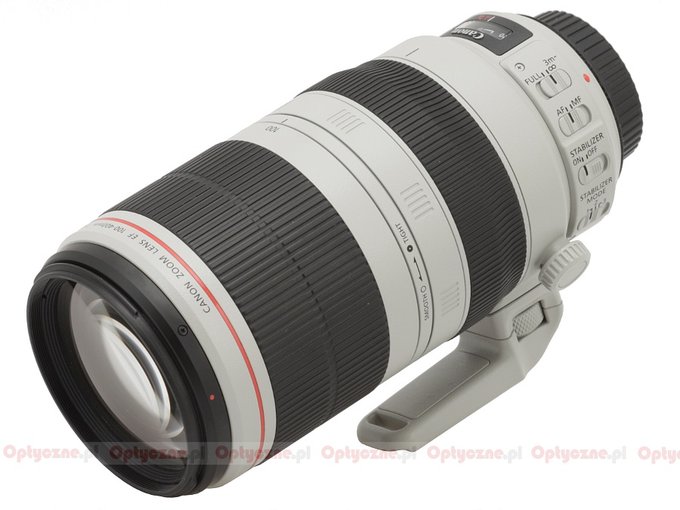 Canon EF 100-400 mm f/4.5-5.6L IS II USM - Build quality and image stabilization