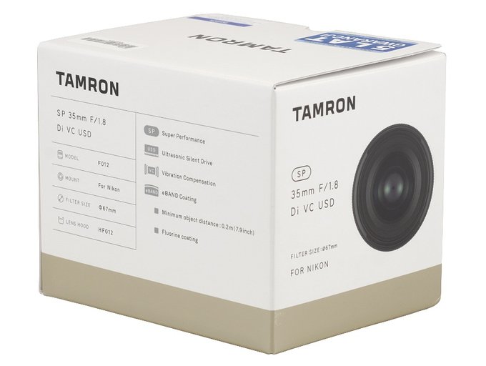 Tamron SP 35 mm f/1.8 Di VC USD - Build quality and image stabilization