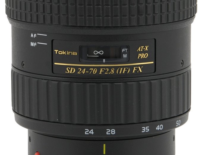 Tokina AT-X PRO FX SD 24-70 mm f/2.8 (IF) - Build quality