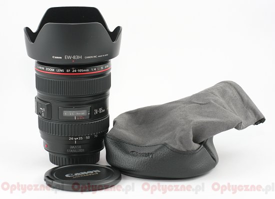 Canon EF 24-105 mm f/4L IS USM - Build quality and image stabilization