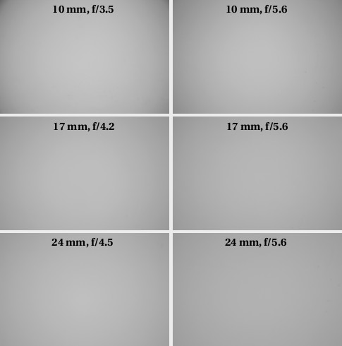 Tamron SP AF 10-24 mm f/3.5-4.5 Di II LD Aspherical (IF) - Vignetting