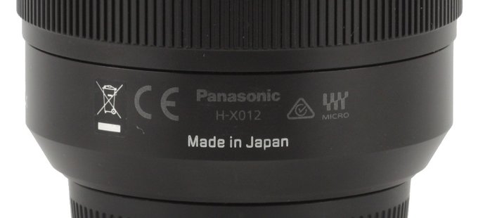 Panasonic Leica DG Summilux 12 mm f/1.4 ASPH - Build quality