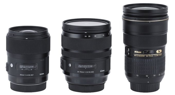 Sigma A 24-70 mm f/2.8 DG OS HSM - Build quality and image stabilization