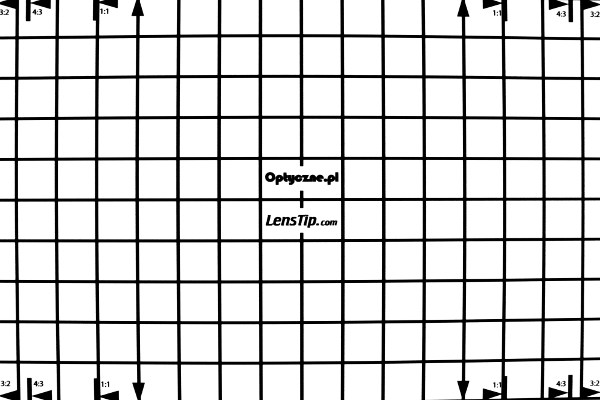 Mitakon Speedmaster 50 mm f/0.95 - Distortion