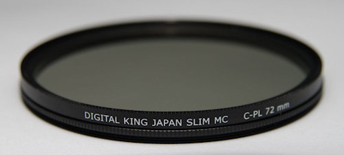 Polarizing filters test - supplement - King Digital Slim MC C-PL 72 mm