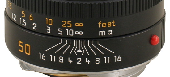 Leica Summicron-M 50 mm f/2.0 - Focusing