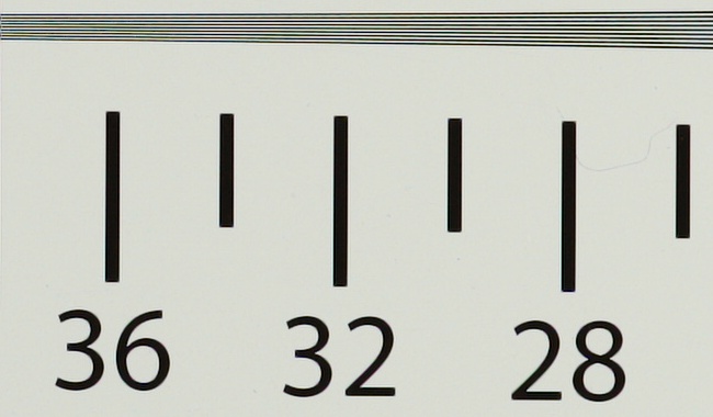 Sigma A 105 mm f/2.8 DG DN Macro - Image resolution