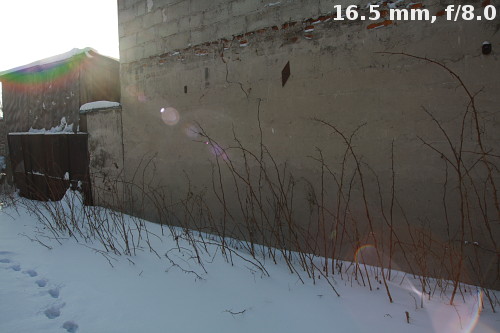 Tokina AT-X DX AF 16.5-135 mm f/3.5-5.6 - Ghosting, flares and transmission Tokina AT-X DX AF 16.5-135 mm f/3.5-5.6 - Ghosting, flares and transmission