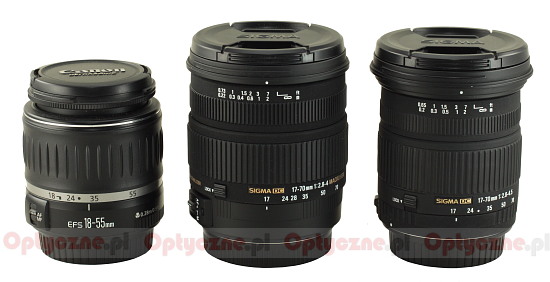 Sigma 17-70 mm f/2.8-4.0 DC Macro OS HSM - Build quality and image stabilization