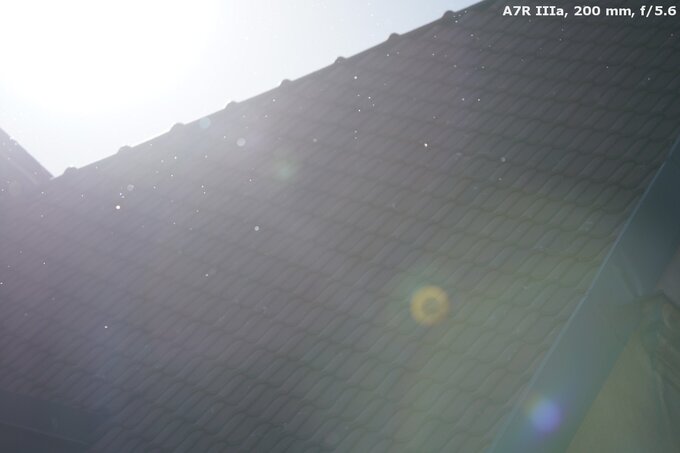 Sony FE 200-600 mm f/5.6-6.3 G OSS - Ghosting and flares