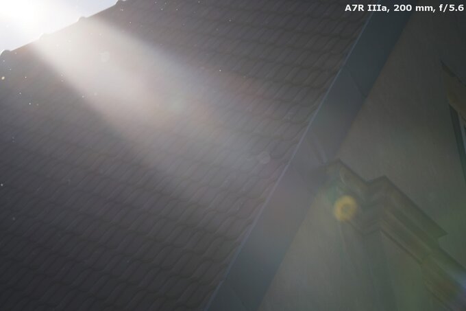Sony FE 200-600 mm f/5.6-6.3 G OSS - Ghosting and flares