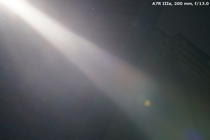 Sony FE 200-600 mm f/5.6-6.3 G OSS - Ghosting and flares