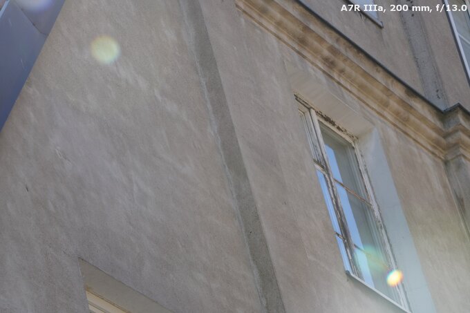 Sony FE 200-600 mm f/5.6-6.3 G OSS - Ghosting and flares