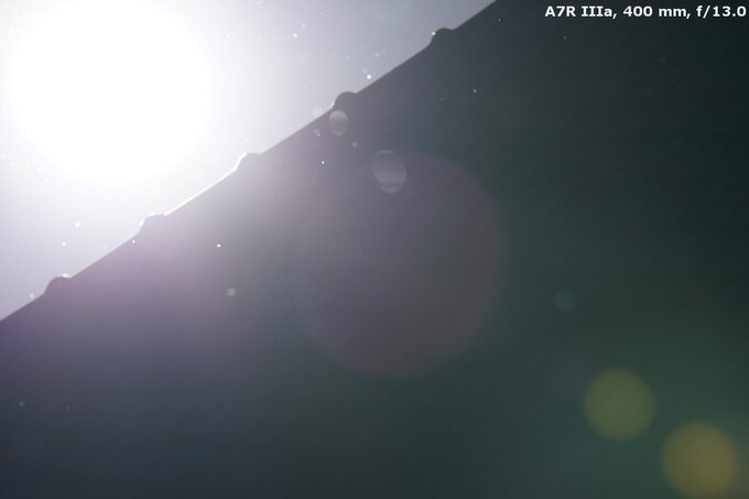 Sony FE 200-600 mm f/5.6-6.3 G OSS - Ghosting and flares