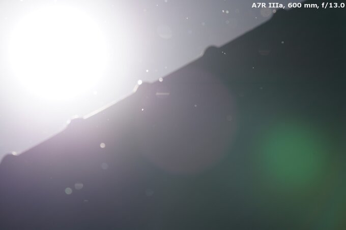 Sony FE 200-600 mm f/5.6-6.3 G OSS - Ghosting and flares