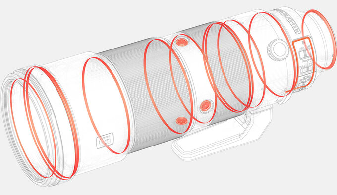 Sony FE 200-600 mm f/5.6-6.3 G OSS - Build quality and image stabilization