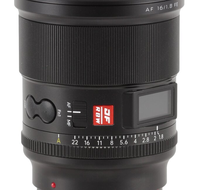 Viltrox AF 16 mm f/1.8 - Build quality