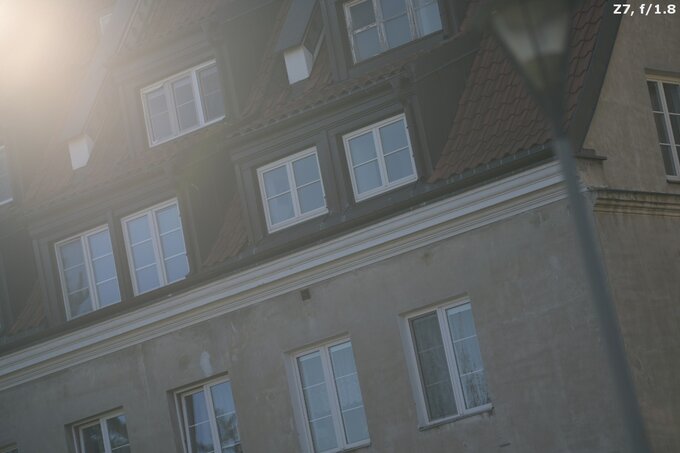 Nikon Nikkor Z 135 mm f/1.8 S Plena - Ghosting and flares