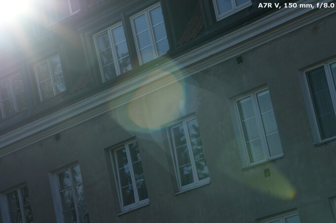 Sony FE 50-150 mm f/2 GM - Ghosting and flares