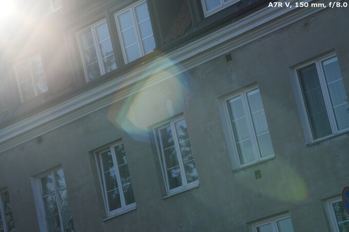 Sony FE 50-150 mm f/2 GM - Ghosting and flares