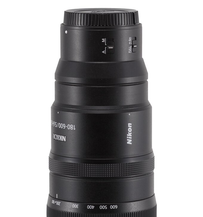 Nikon Nikkor Z 180-600 mm f/5.6-6.3 VR - Build quality and image stabilization Nikon Nikkor Z 180-600 mm f/5.6-6.3 VR - Build quality and image stabilization