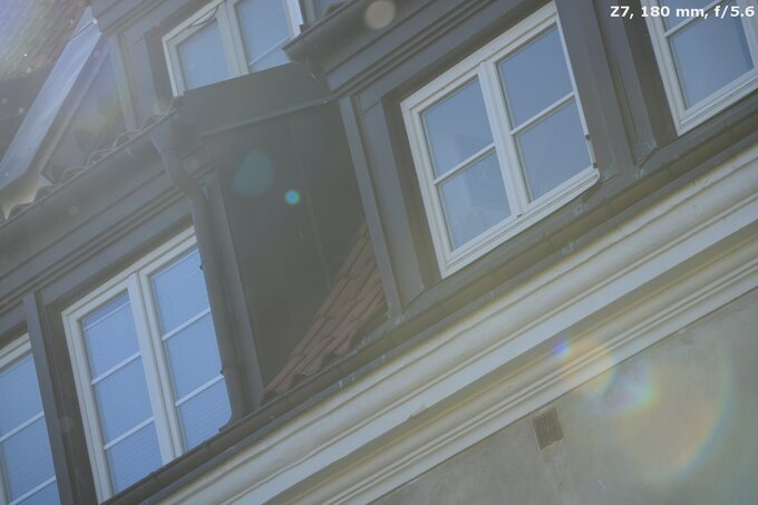 Nikon Nikkor Z 180-600 mm f/5.6-6.3 VR - Ghosting and flares