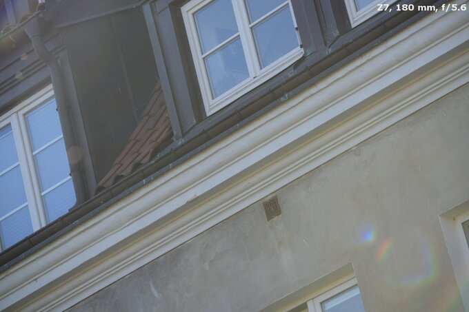 Nikon Nikkor Z 180-600 mm f/5.6-6.3 VR - Ghosting and flares