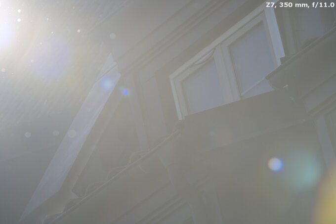 Nikon Nikkor Z 180-600 mm f/5.6-6.3 VR - Ghosting and flares
