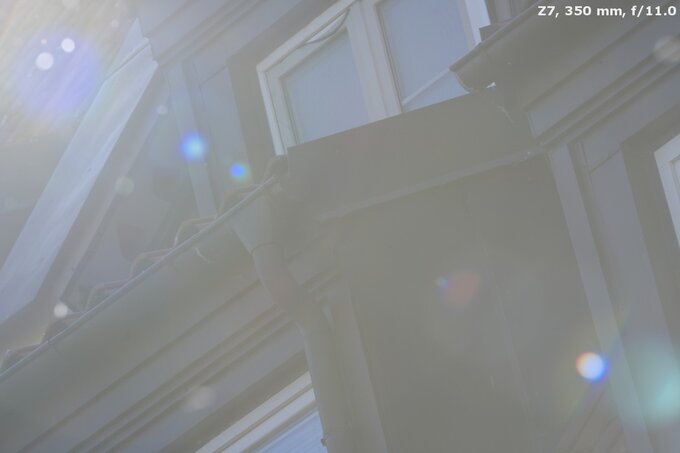 Nikon Nikkor Z 180-600 mm f/5.6-6.3 VR - Ghosting and flares