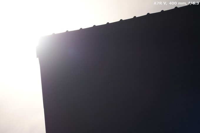 Sony FE 400-800 mm f/6.3-8 G OSS - Ghosting and flares
