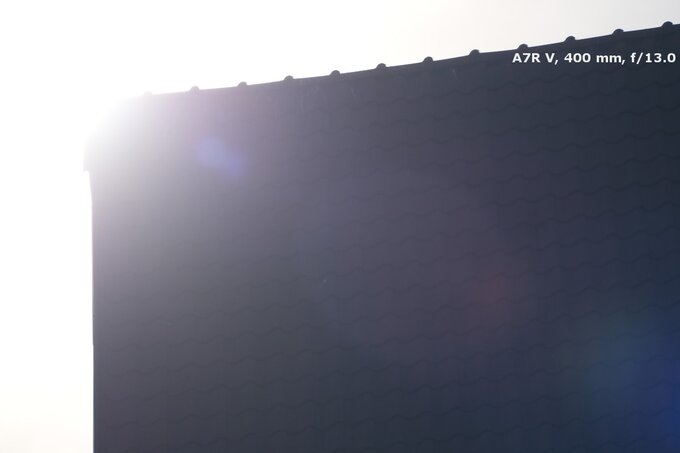 Sony FE 400-800 mm f/6.3-8 G OSS - Ghosting and flares