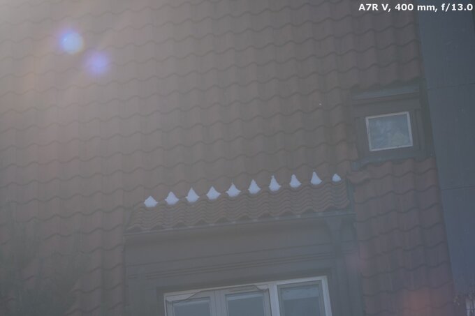 Sony FE 400-800 mm f/6.3-8 G OSS - Ghosting and flares