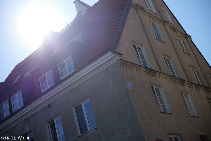 Panasonic Lumix S Pro 50 mm f/1.4 - Ghosting and flares