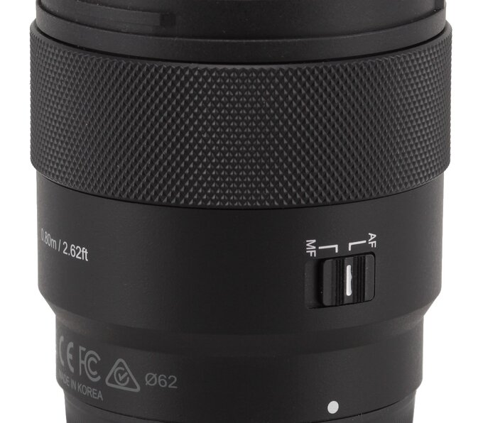 Samyang AF 85 mm f/1.8 P FE - Build quality