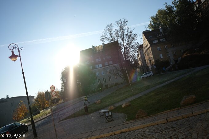 Fujifilm Fujinon XF 23 mm f/2.8 R WR - Ghosting and flares