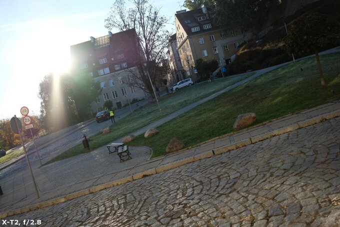 Fujifilm Fujinon XF 23 mm f/2.8 R WR - Ghosting and flares