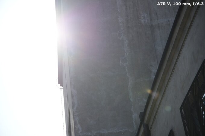 Sigma C 20-200 mm f/3.5-6.3 DG - Ghosting and flares