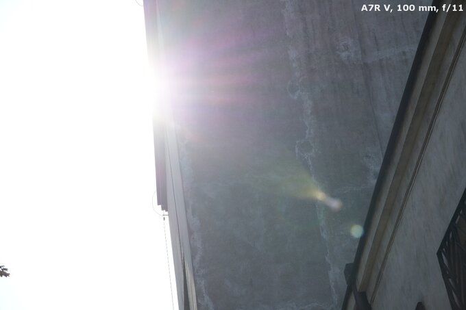 Sigma C 20-200 mm f/3.5-6.3 DG - Ghosting and flares