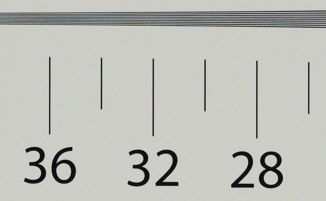Sigma C 20-200 mm f/3.5-6.3 DG - Image resolution
