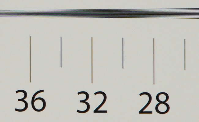 Sigma C 20-200 mm f/3.5-6.3 DG - Image resolution