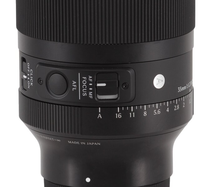 Sigma A 35 mm f/1.2 DG II - Build quality