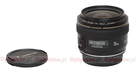Canon EF 28 mm f/1.8 USM - Build quality Canon EF 28 mm f/1.8 USM - Build quality