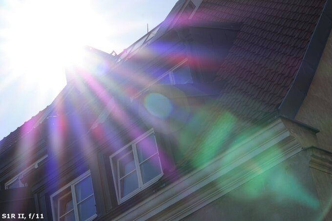 Panasonic Lumix S 100 mm f/2.8 Macro - Ghosting and flares