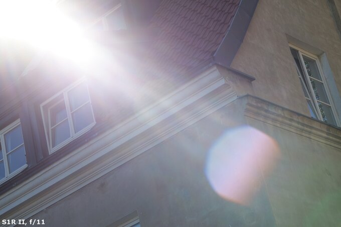 Panasonic Lumix S 100 mm f/2.8 Macro - Ghosting and flares