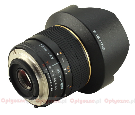 Samyang 14 mm f/2.8 ED AS IF UMC - Build quality