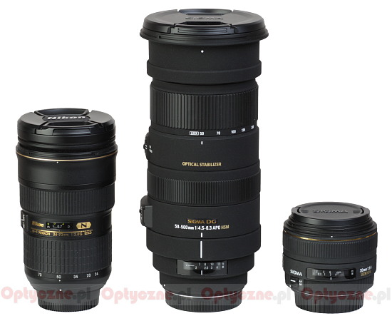 Sigma 50-500 mm f/4.5-6.3 APO DG OS HSM review - Build quality and 